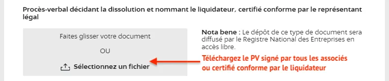 Téléchargez le PV de dissolution signé